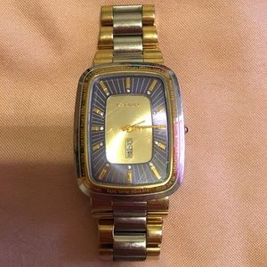 LAMB Gwen Stefani gold toned watch adjustable